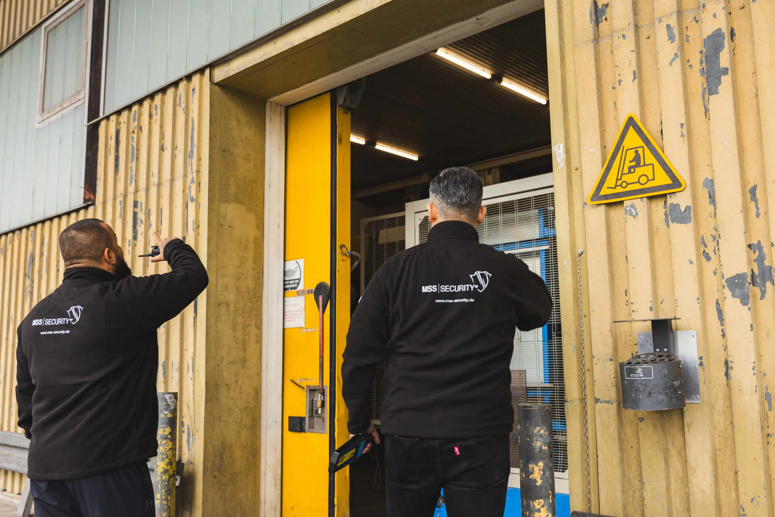 Professioneller Werkschutz – Sicherheitspersonal der MSS Gruppe